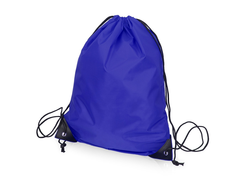 Рюкзак-мешок на шнуровке Reviver из переработанного пластика, синий - фото 1 - id-p83818126