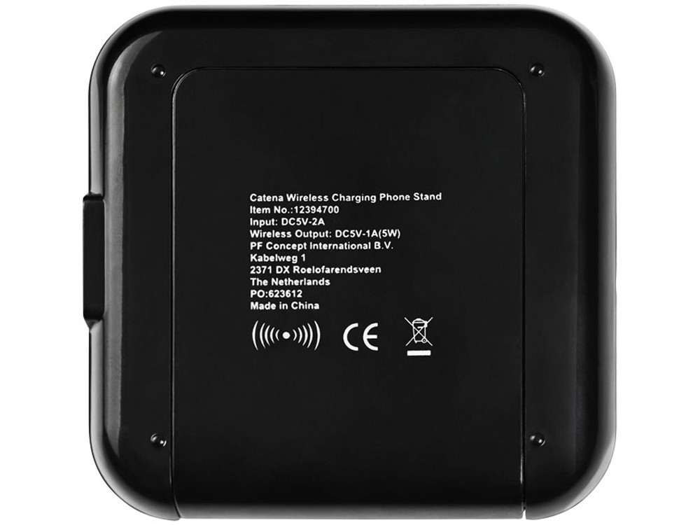 Беспроводная зарядка-подставка для смартфона Catena, черный - фото 3 - id-p83817584