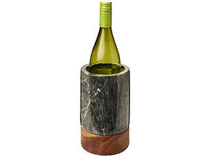 Охладитель для вина Harlow из мрамора и древесины, дерево,серый, фото 2