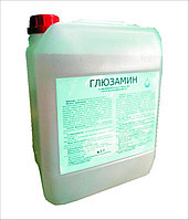 Глюзамин 5л қызғылт түсті концентрат, құрамында белсенді компоненттер бар: глутаральдегид 12%, глиоксал