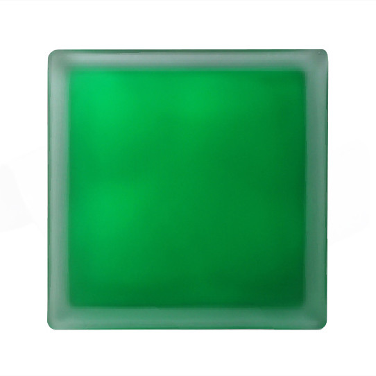 Стеклоблок JH 074 Misty In-colored green(зеленый матовый) - фото 1 - id-p46021486