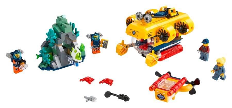 LEGO: Океан: исследовательская подводная лодка CITY 60264