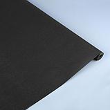 Бумага упаковочная крафт, двусторонняя,"Черный", 0,7 х 10 м, 70 г/м², фото 4