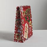 Пакет ламинированный вертикальный «Подарок от Деда Мороза», 23 × 27 × 8 см, фото 2