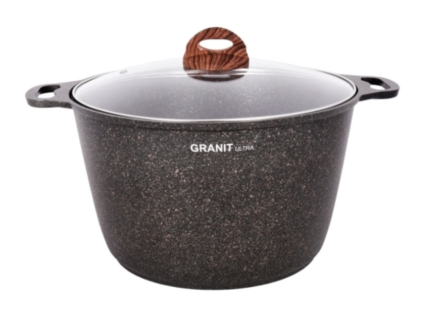 Кастрюля 8л "Granit ultra" Кукмара, фото 1