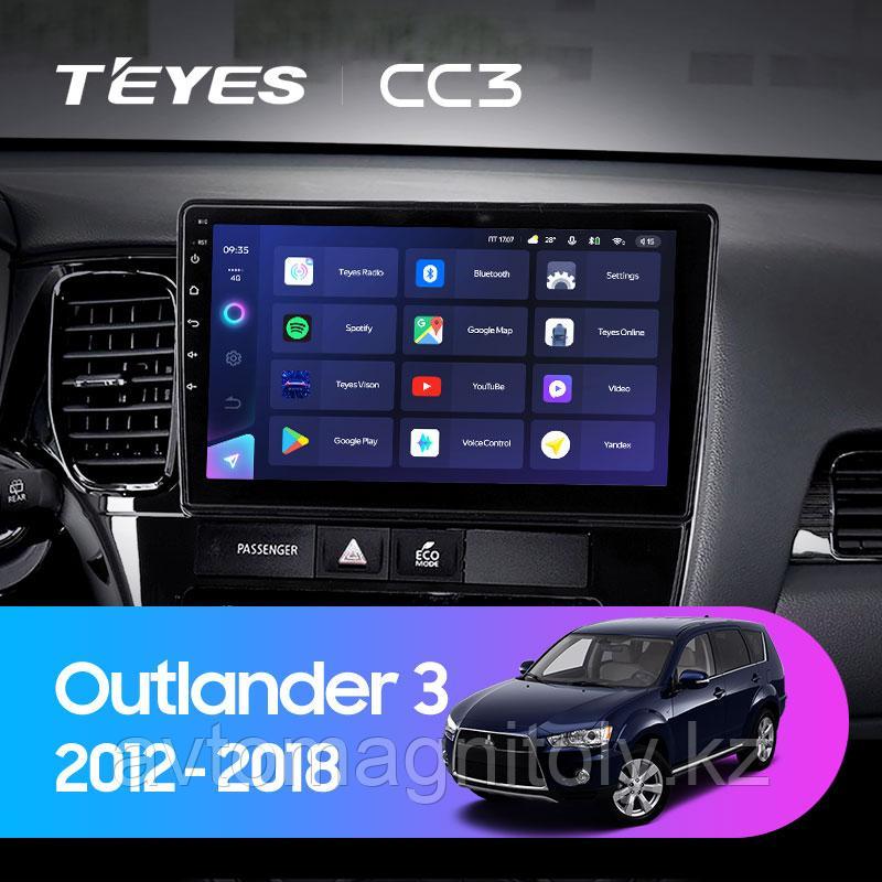 Автомагнитола Teyes CC3 4GB/64GB для Mitsubishi Outlander 2012-2018