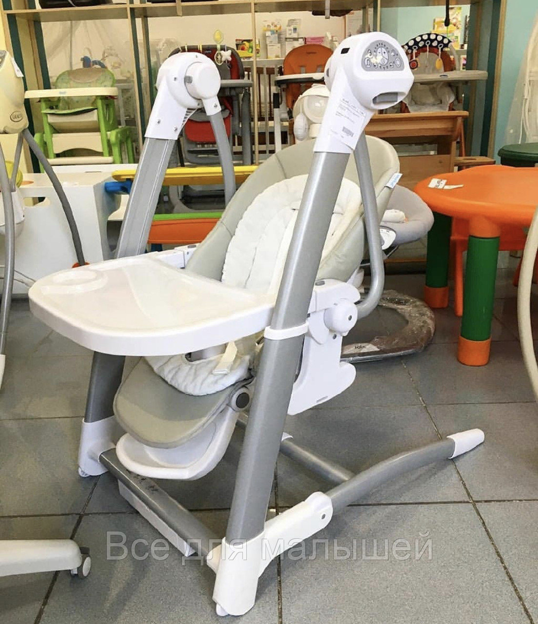 Электрокачели стульчик 3 в 1 Maribel
