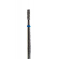 Фреза алмазная для аппаратного маникюра "Цилиндр" 0,21 мм синяя (№27)