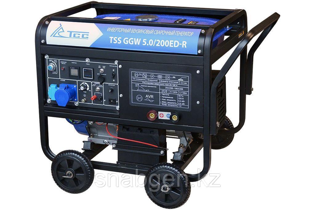 Генератор инверторный бензиновый сварочный TSS GGW 5.0/200ED-R