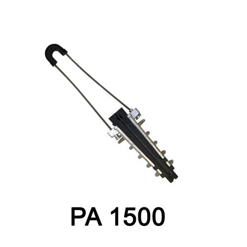  зажим РА-1500 для самонесущего оптического кабеля ОКА-М  .