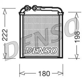 Радиатор отопителя DENSO VW Passat  VI (3C5) 2.0 FSI [BLR; BLY; BVY; BVZ] 150 л.с. Бензиновый 2005 - 2010
