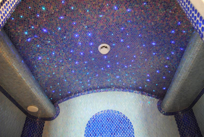 Комплект с проектором Звёздное небо для Турецкого хаммама (165 точек, 5W, эффект смены и фиксации цвета) - фото 9 - id-p83903421
