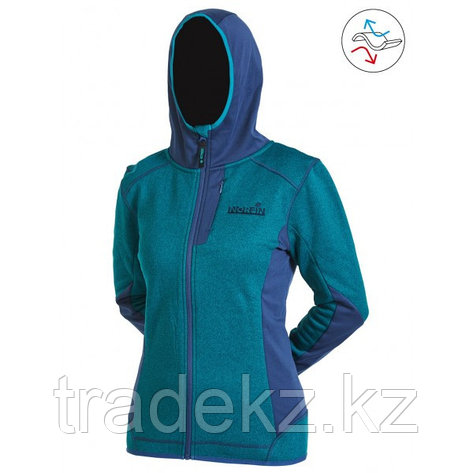Куртка флисовая (женская) Norfin Women Ozone Deep Blue, размер XL, фото 2