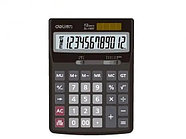 Калькулятор настольный DELI "1507" (12 разрядный, Gray)