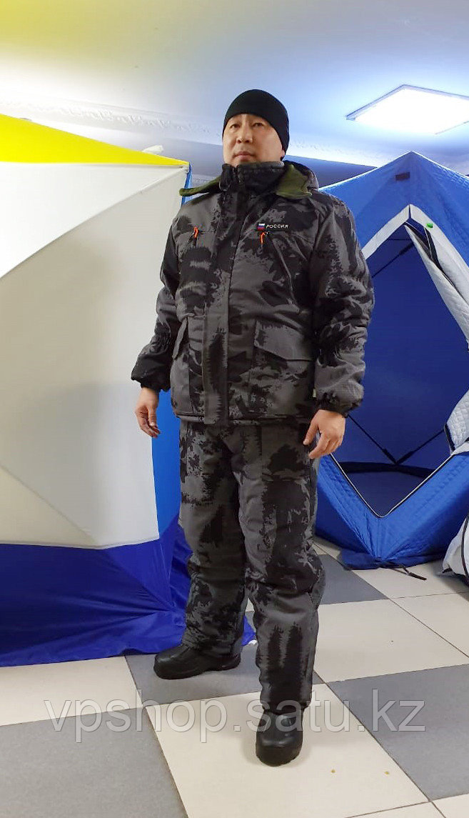 Утепленный костюм для зимней охоты и рыбалки
