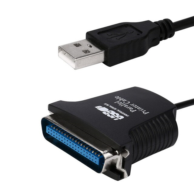 Кабель USB 2.0 to LPT DB36 параллельный порт IEEE 1284 36pin