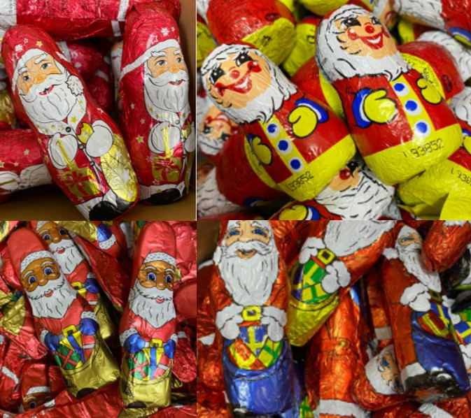 Дед мороз фигурки Санта Клаус Santa (в ассортименте разные виды на вес) 1 кг