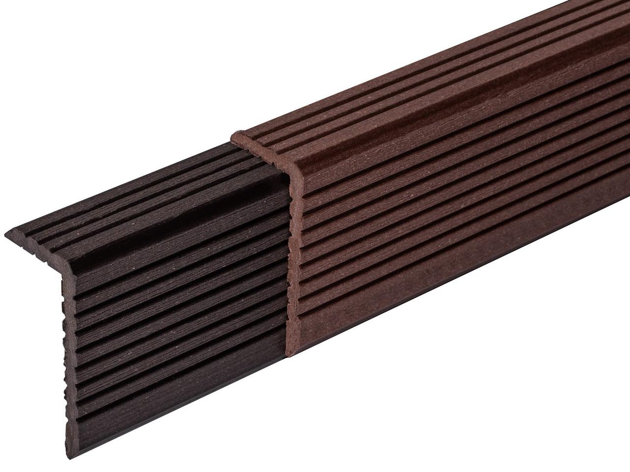 Уголок ДПК для досок Deckron, Darvolex, Ecodeck (брашинг)