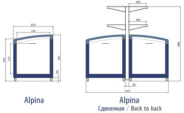 Ларь-бонета Levin ALPINA ECO LINE 200 - фото 3 - id-p83907834