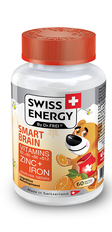 Swiss Energy детские витамины Витамины группы В + Цинк + Железо (Smartvit Kids)