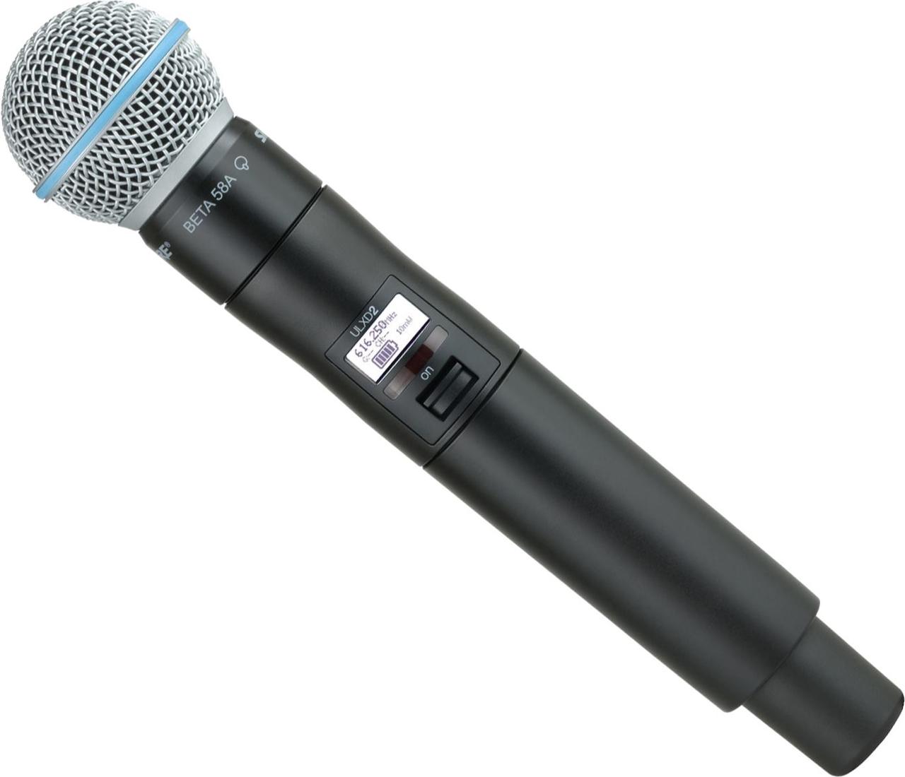 SHURE ULXD2/B58=-G51 Ручной передатчик для цифрофрй системы ULX-D с капсюлем микрофона BETA58. - фото 2 - id-p83906961