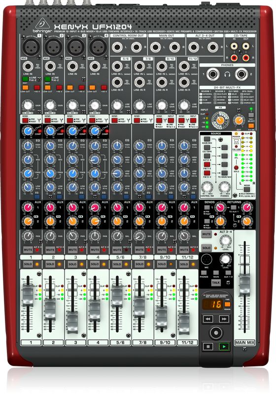 BEHRINGER UFX1204 Аналоговый микшерный пульт - фото 1 - id-p83907173