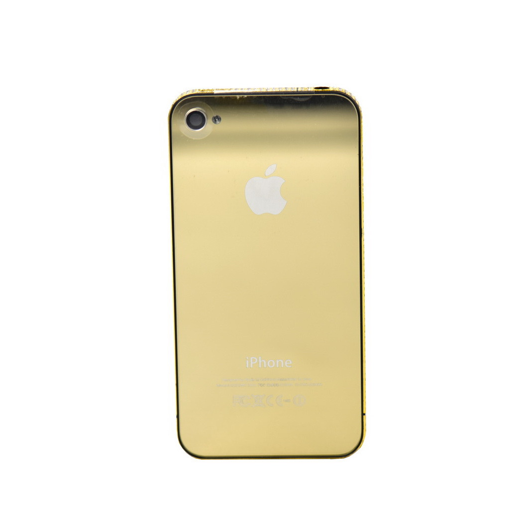 Дисплей Apple iPhone 4G + средняя часть Swarovski + задняя крышка Gold