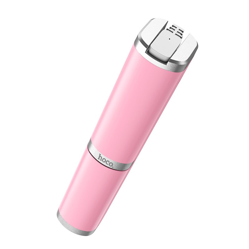 Монопод Hoco K9 Graceful Mini Wire Control Aluminum Alloy Pink