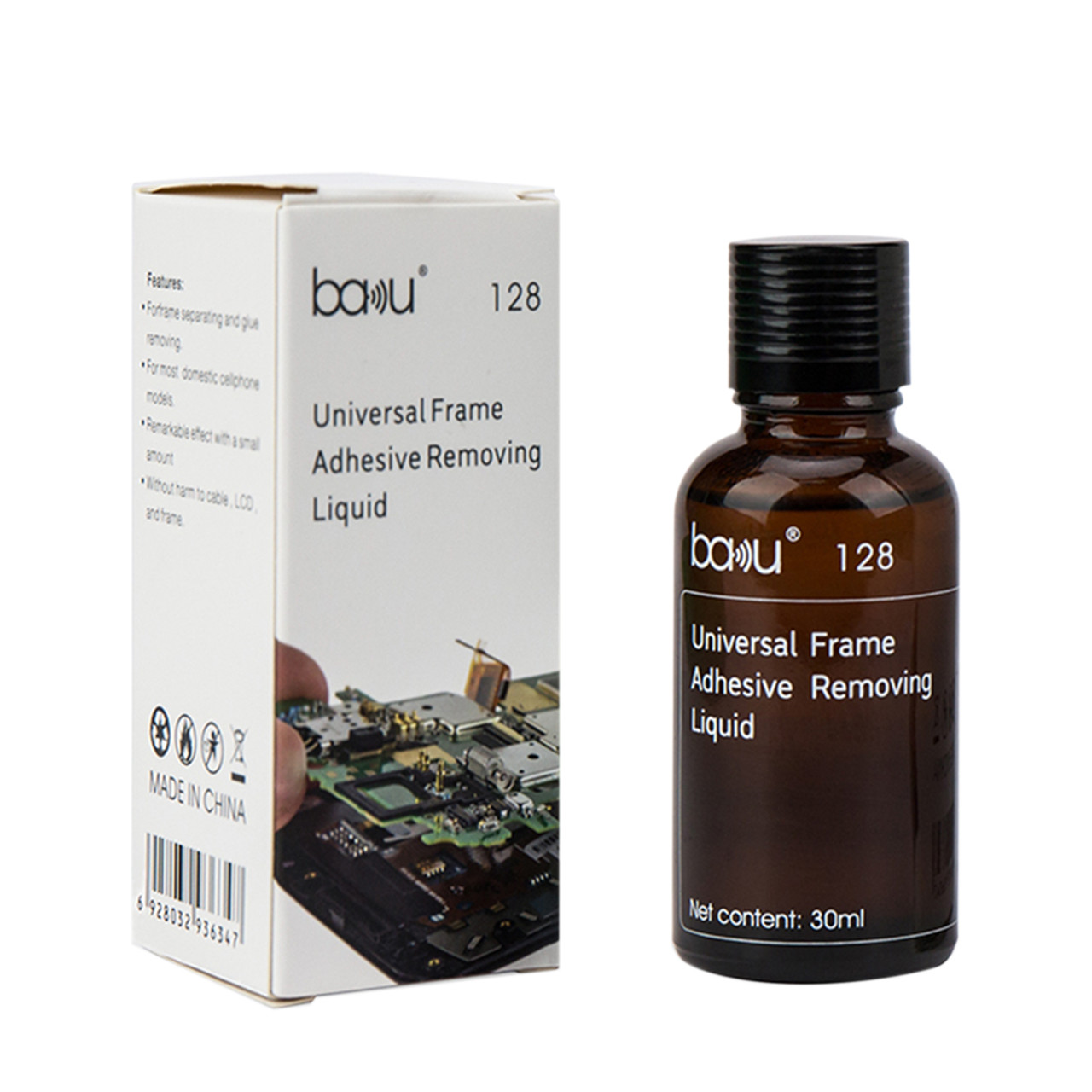 Жидкость для удаления компаунда (микросхемы) Baku BGA-IC 128 30ml