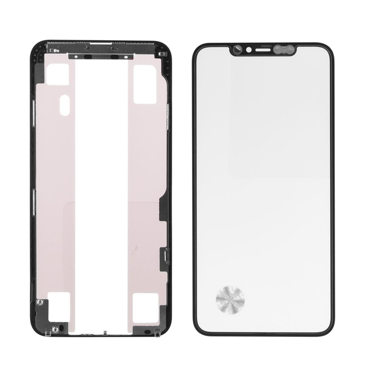Стекло дисплей для iPhone 11 Pro Max (6.5*) (3 в 1) с рамкой и OCA пленкой, Black