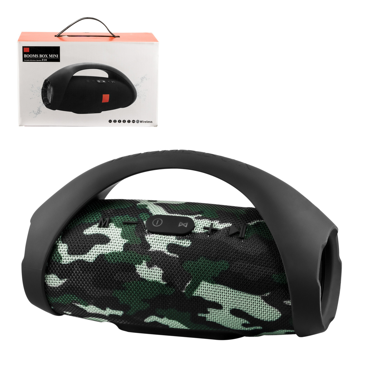 Портативная акустическая система Bluetooth Booms Box E-10, Camouflage