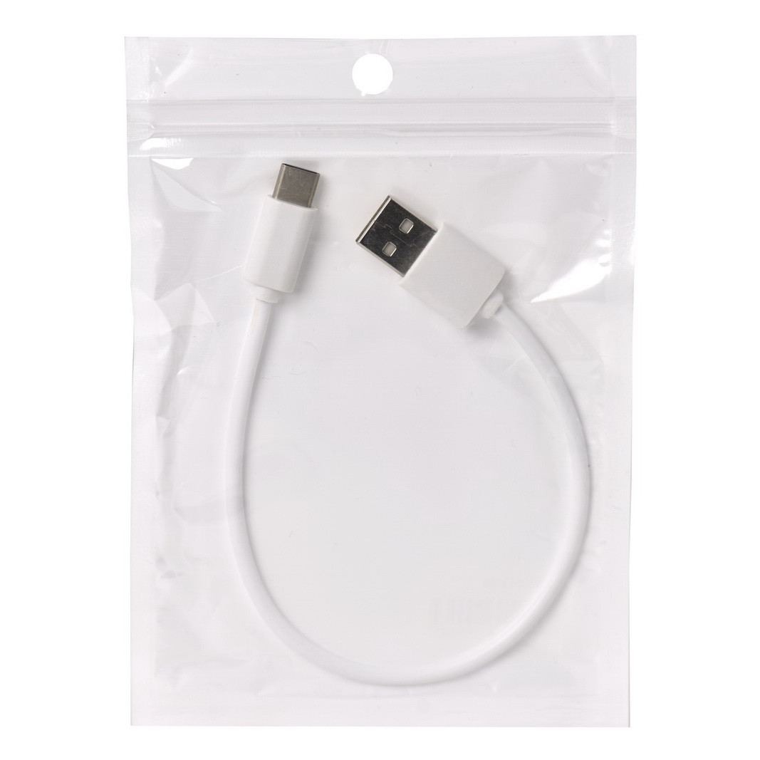Кабель Type-C 20cm White oem