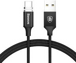Кабель Type-C Baseus CATKC-CX01 New Insnap Seies Magnetic Cable 3A 1m Black