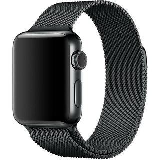Ремешок For Apple Watch 38mm COTEetCI W2 CS2062-BK Elegant Steel Material Black
