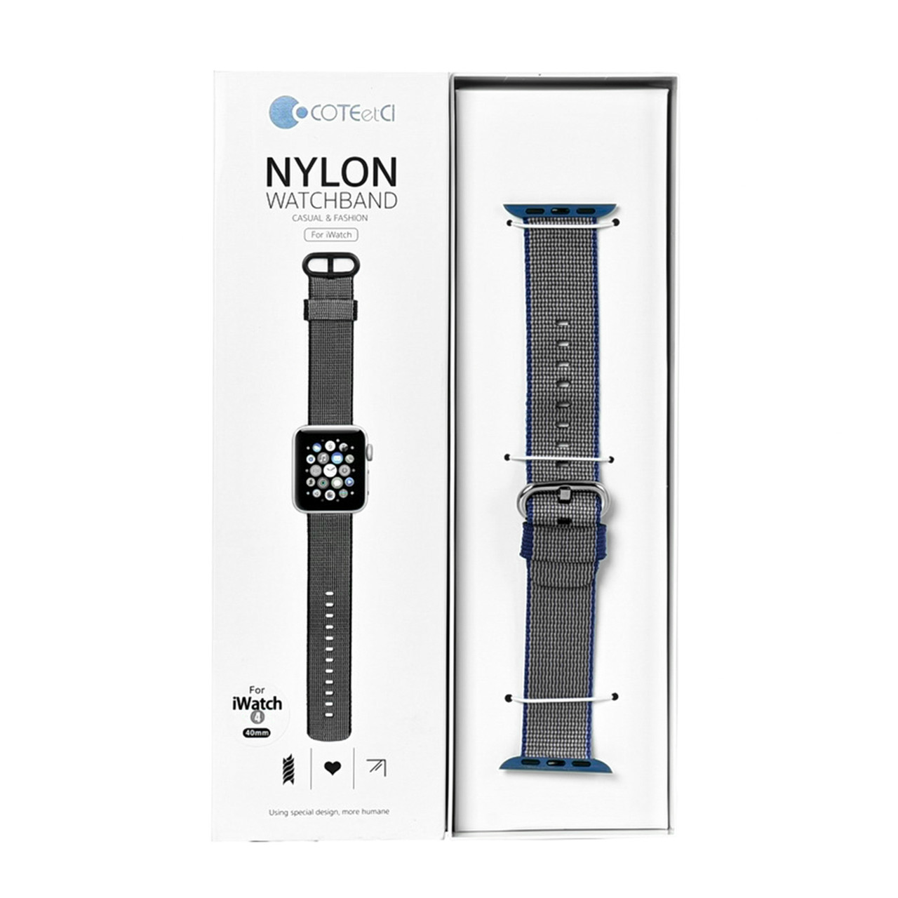Ремешок For Apple Watch 38mm/40mm COTEetCI W11 WH5213-PR Nylon Purple
