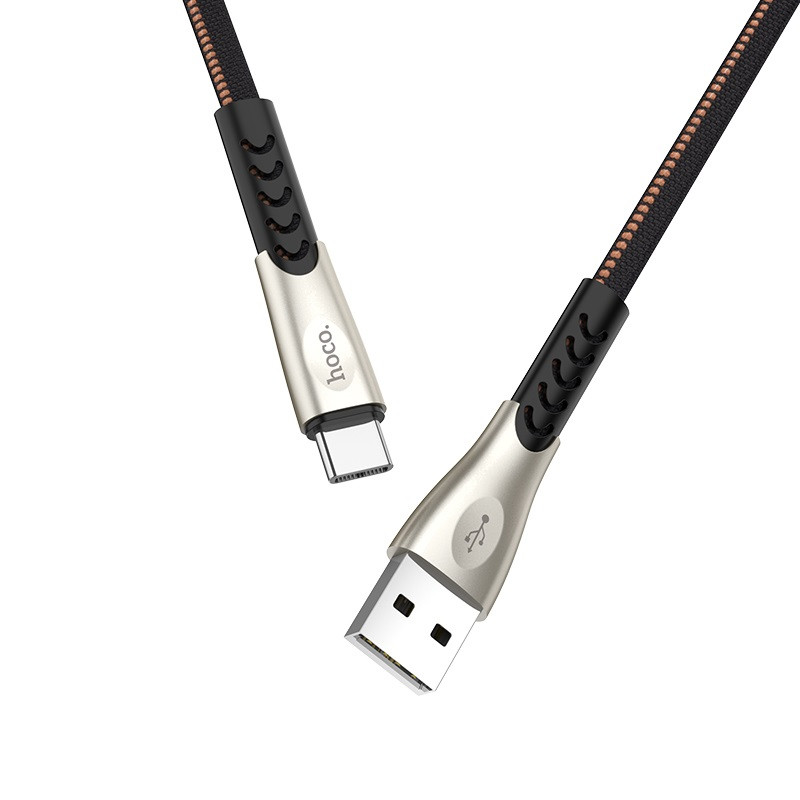 Кабель Type-C Hoco U48 Superior Speed 1.2m Black