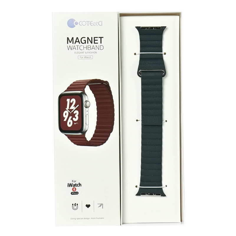 Ремешок For Apple Watch 38mm/40mm COTEetCI W7 WH5205-GR Magnet Gray