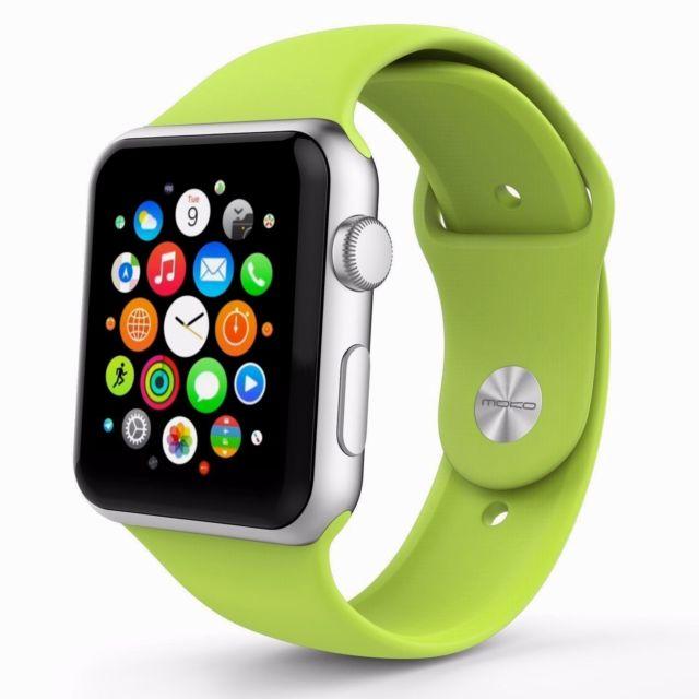 Ремешок For Apple Watch 42mm COTEetCI W3 CS2086-GR gel Green