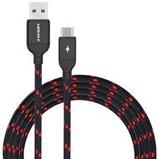 Кабель Type-C Momax DTA8D Elite Link 1m 3A Original Black/Red