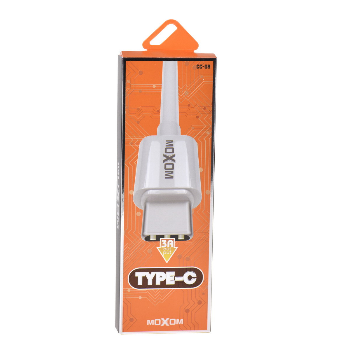 Кабель Type-C Moxom CC-08 1m White