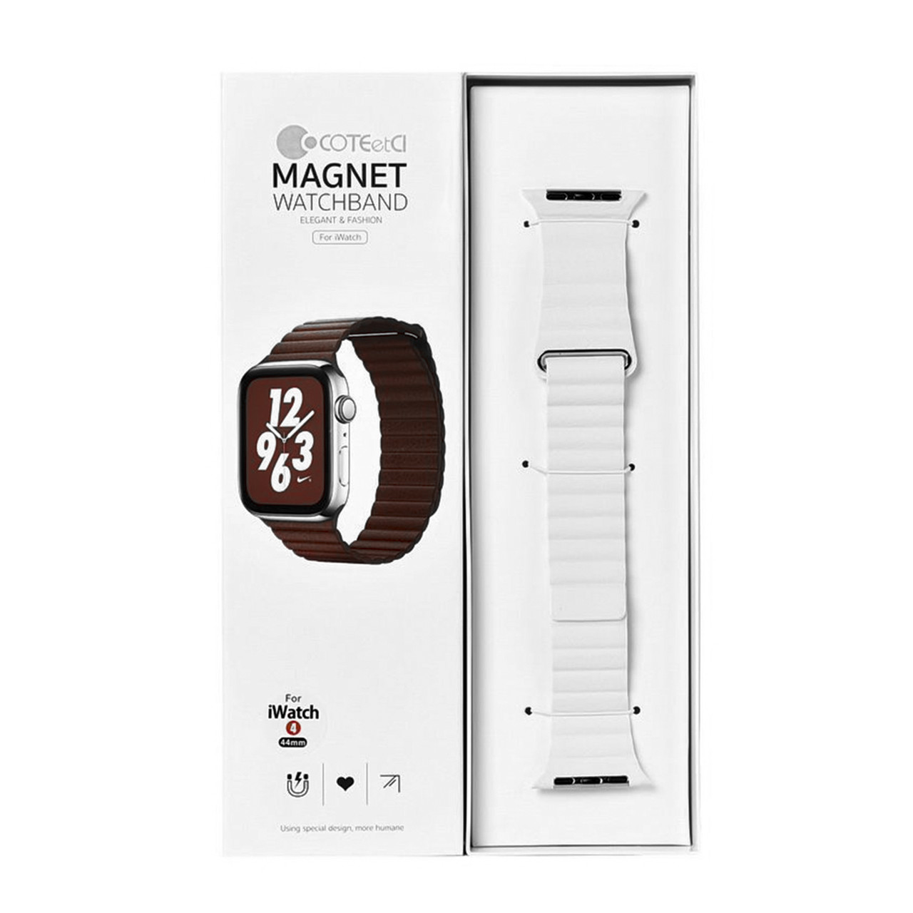 Ремешок For Apple Watch 42mm/44mm COTEetCI W7 WH5206-WH Magnet White
