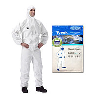 Tyvek Xpert классикалық бір реттік қорғаныс комбинезоны