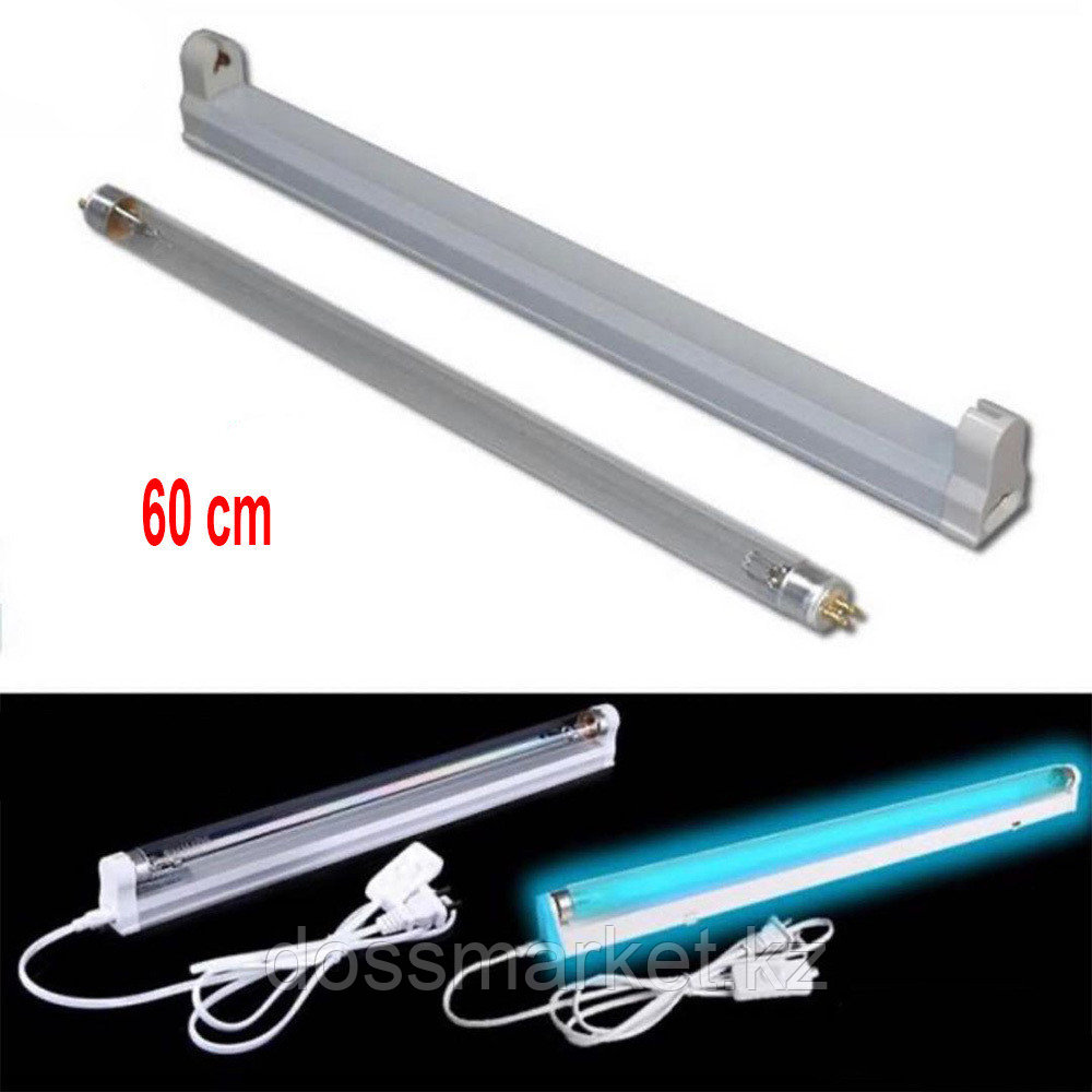 Бактерицидная ультрафиолетовая лампа в комплекте 25W, 60cm, корпус, кабель, 1 лампа