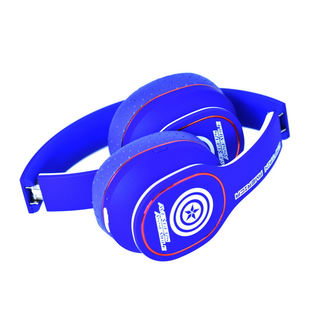 Bluetooth Гарнитура Marvel Captain America touch control Blue