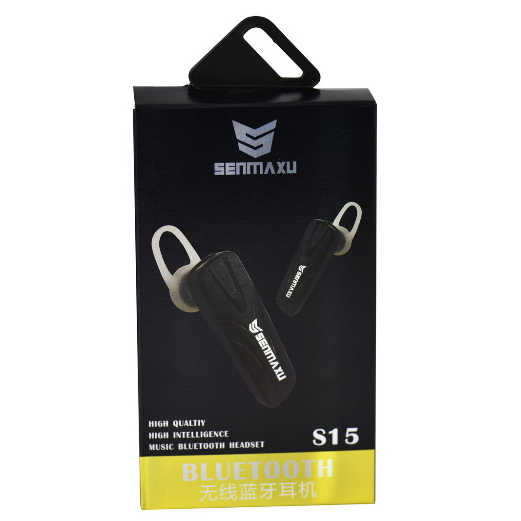 Bluetooth гарнитура Senmaxu S15 Black