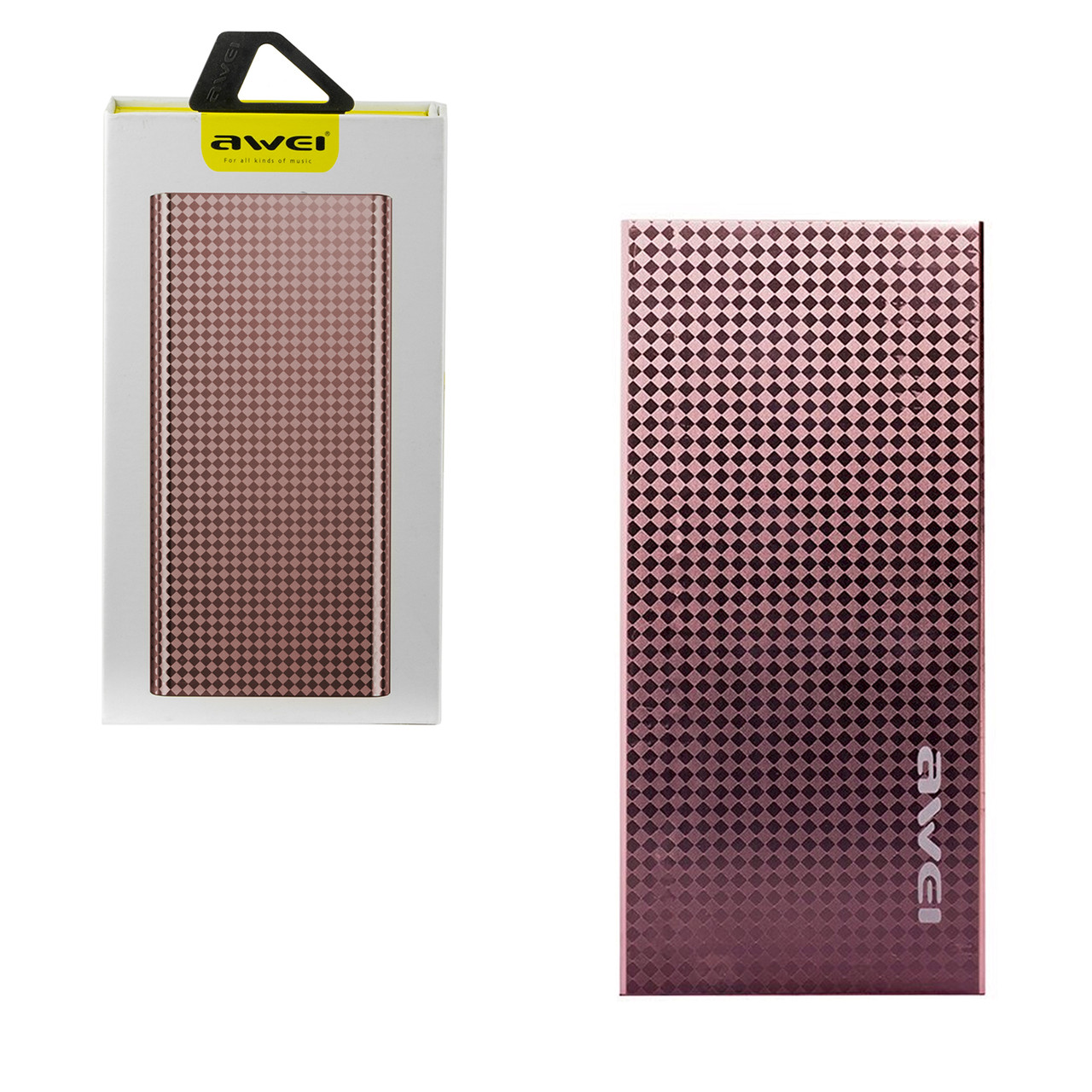 Power bank Awei PK89K 16000 mAh 2XUSB Pink