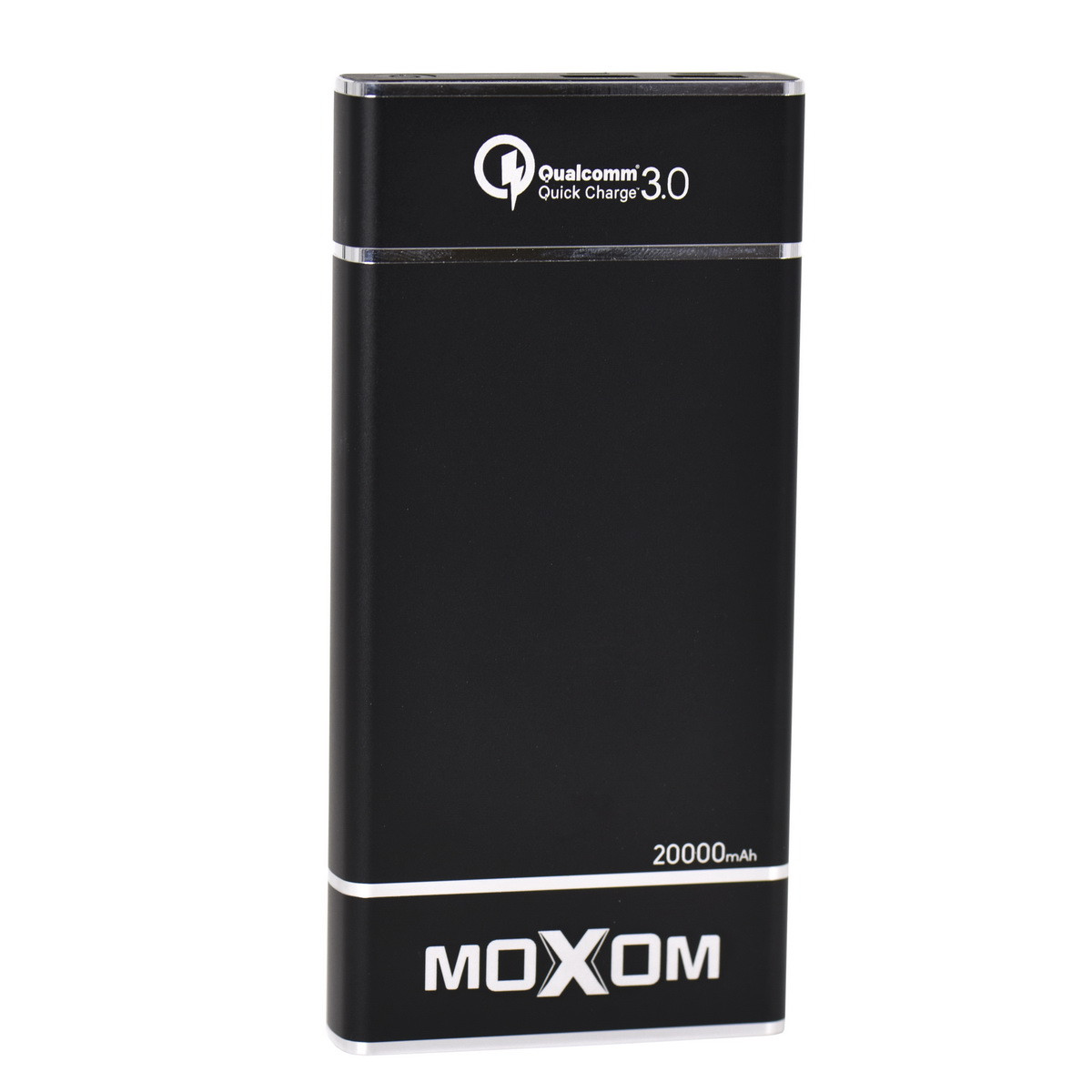 Power bank Moxom MI-5 2XUSB Quick Charge 3.0 20000mAh lightning in micro cable 2A Black