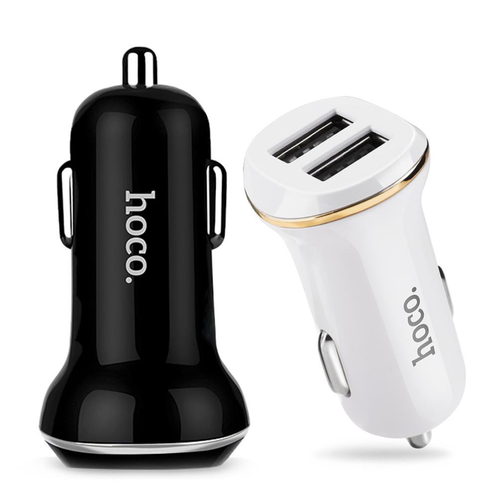 Автомобильное зарядное устройство Hoco Z1 2XUSB 2.1A /11W Black