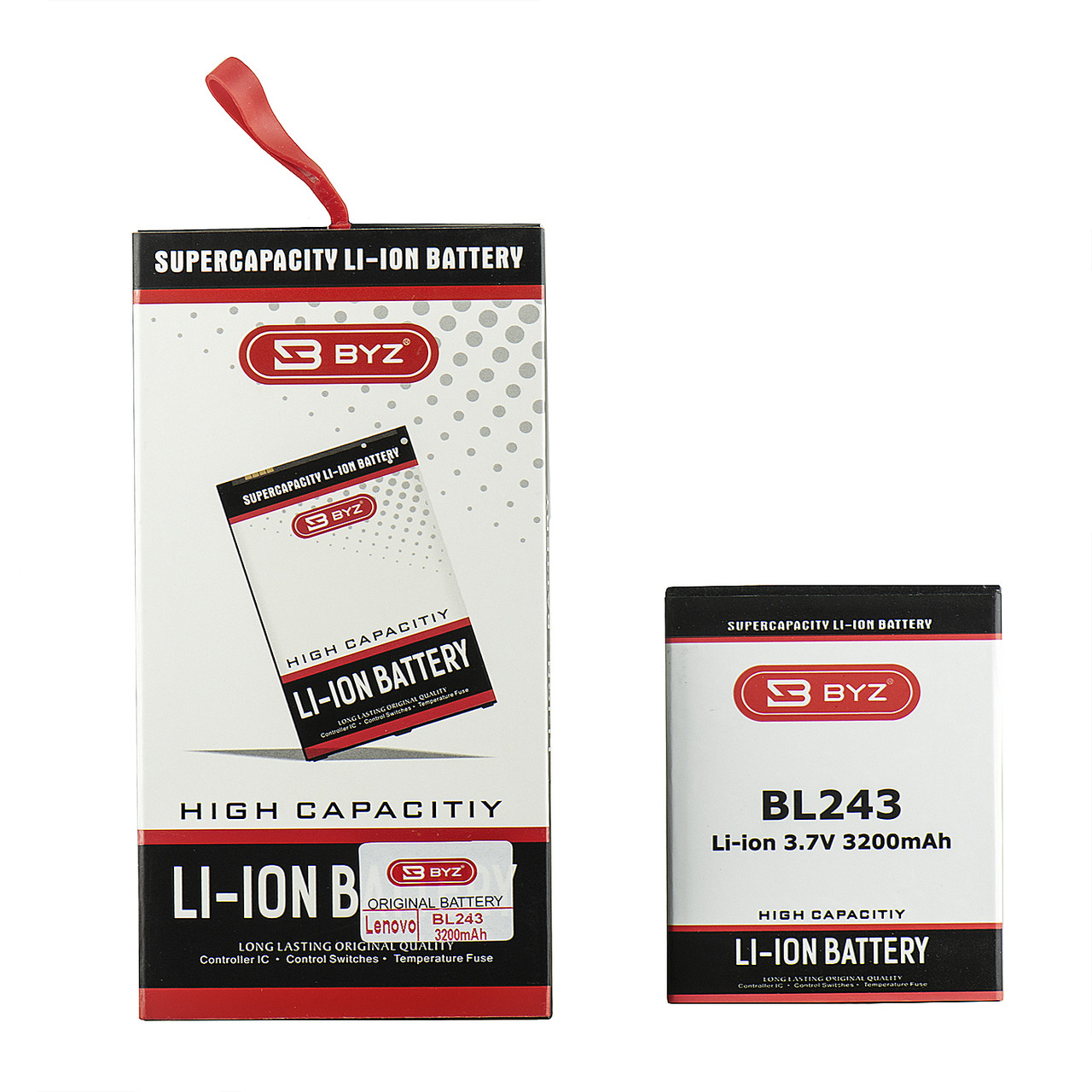 Аккумулятор Lenovo BL-243 A7000/A7600/K3/T5//k50 3200mAh BYZ