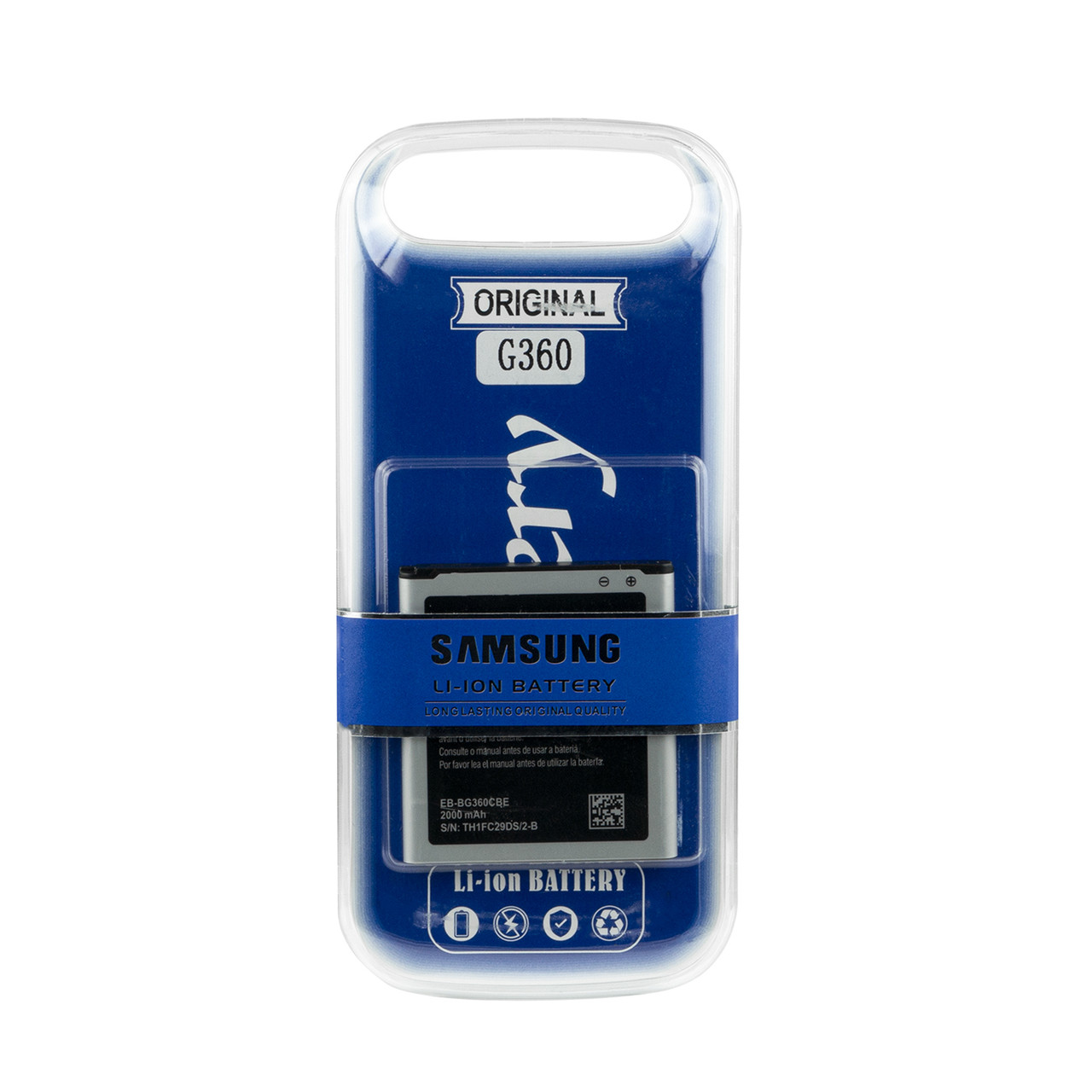 Аккумулятор Samsung Galaxy J2 J200/G360 1850mAh Original Double IC plastic box